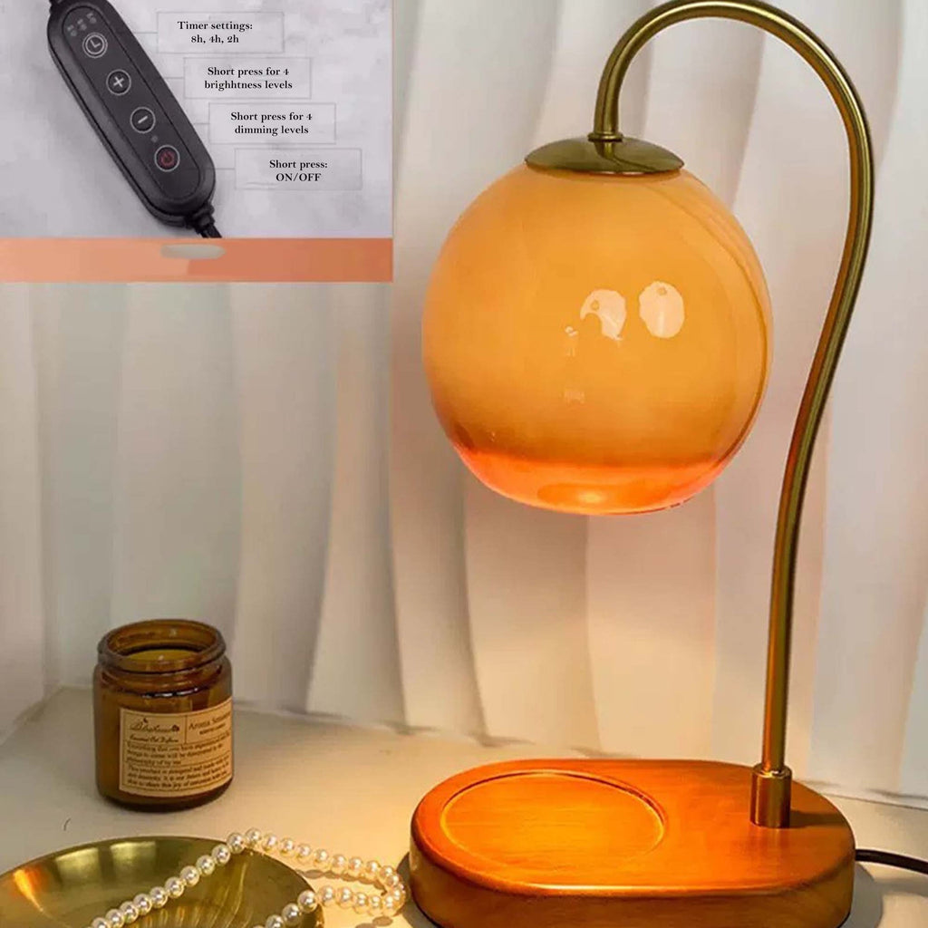 Candle Warmer Table Lamp – Adjustable Flameless Wax Melter