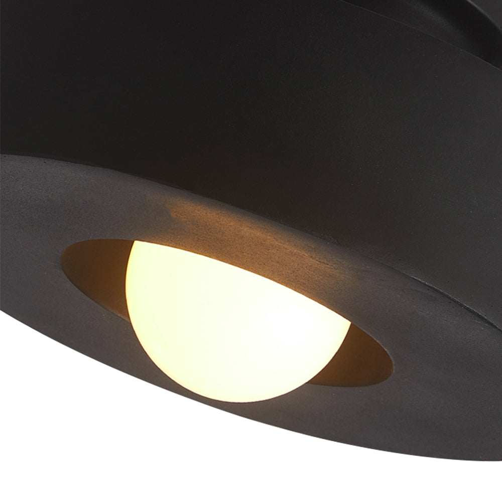 Geometric Ceiling Light – Nordic Cylinder Flush Mount