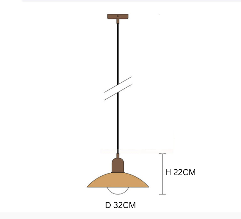 Macaron Pendant Light – Colourful Bauhaus Ceiling Lamp