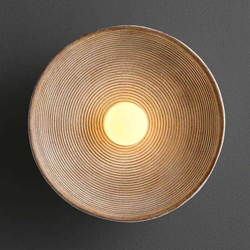 Wood Wall Sconce – Handcrafted Rustic LED Light