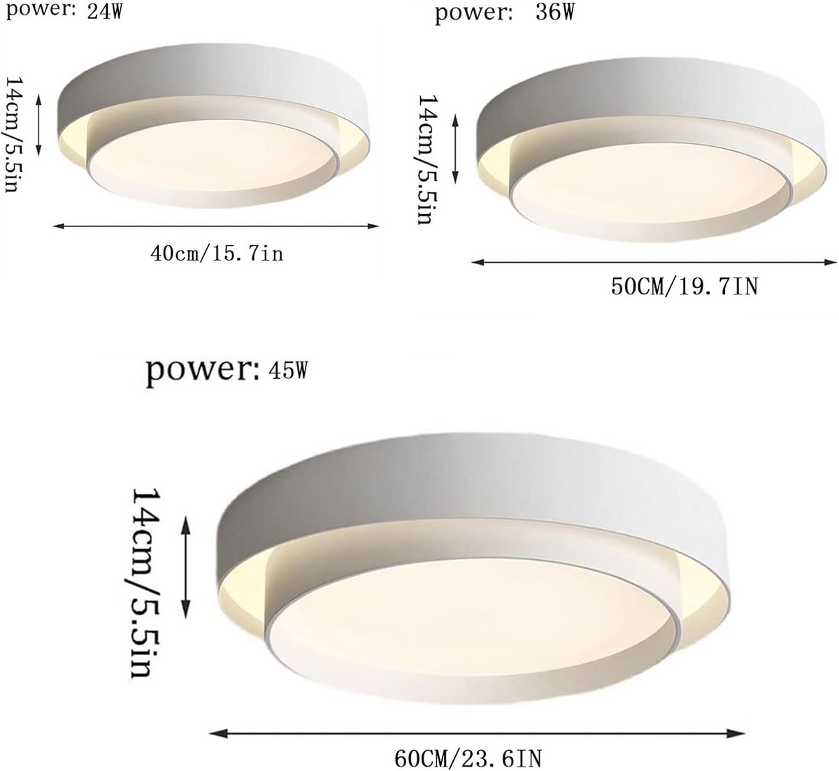 Round LED Ceiling Light – Nordic Minimalist Fixture
