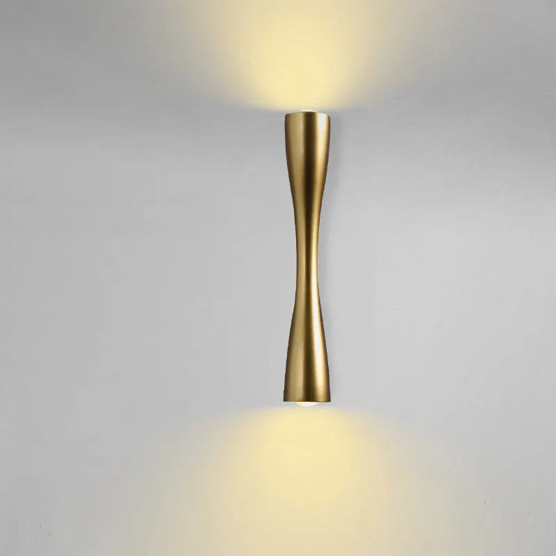 Gold Wall Light – Waterproof Up & Down Sconce