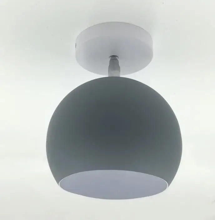 Macaron Ceiling Light – Round Aluminium Fixture