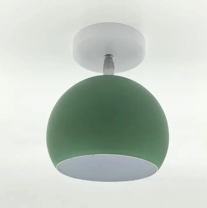 Macaron Ceiling Light – Round Aluminium Fixture