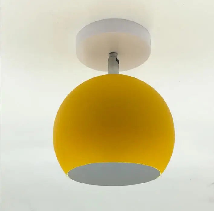 Macaron Ceiling Light – Round Aluminium Fixture