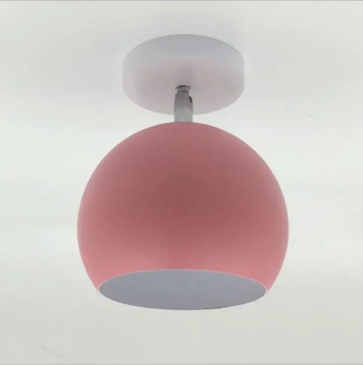 Macaron Ceiling Light – Round Aluminium Fixture