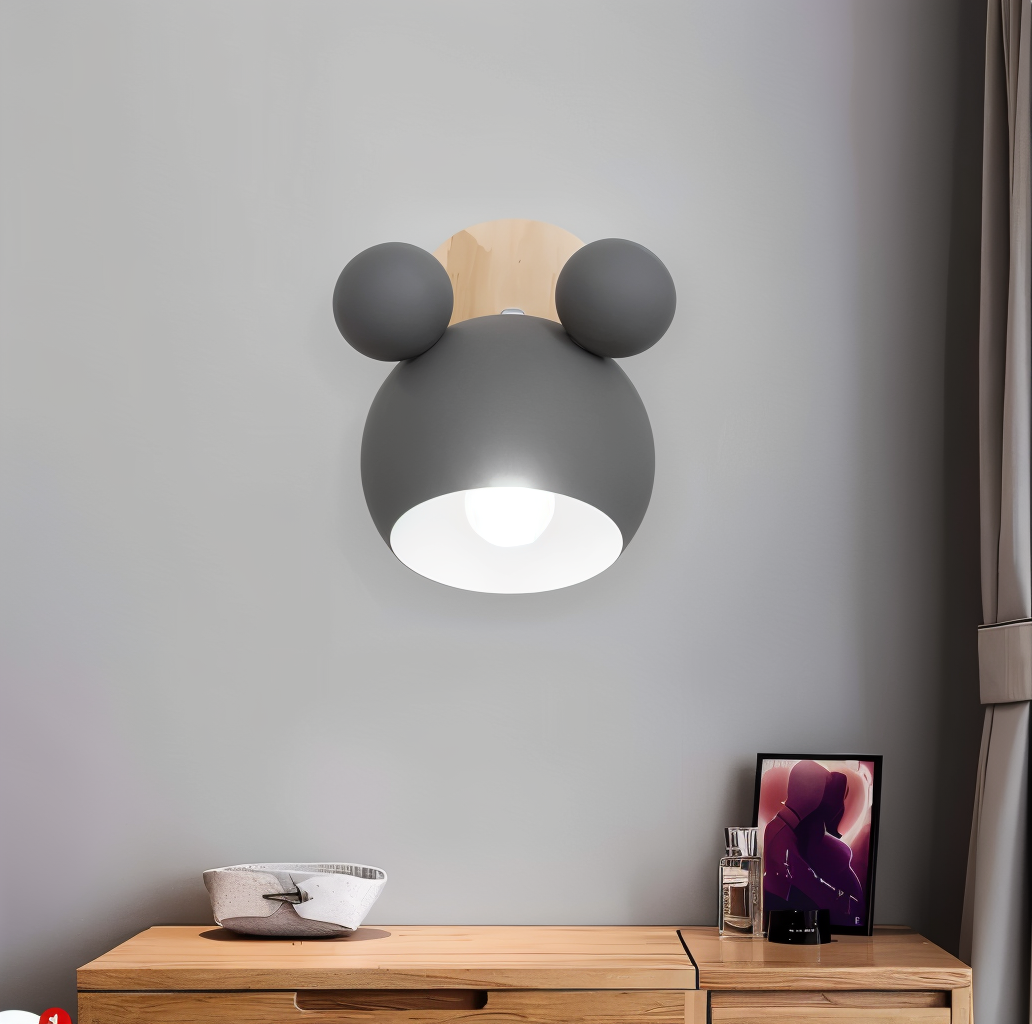 Novelty Wall Lamp – Modern Kids Room Sconce
