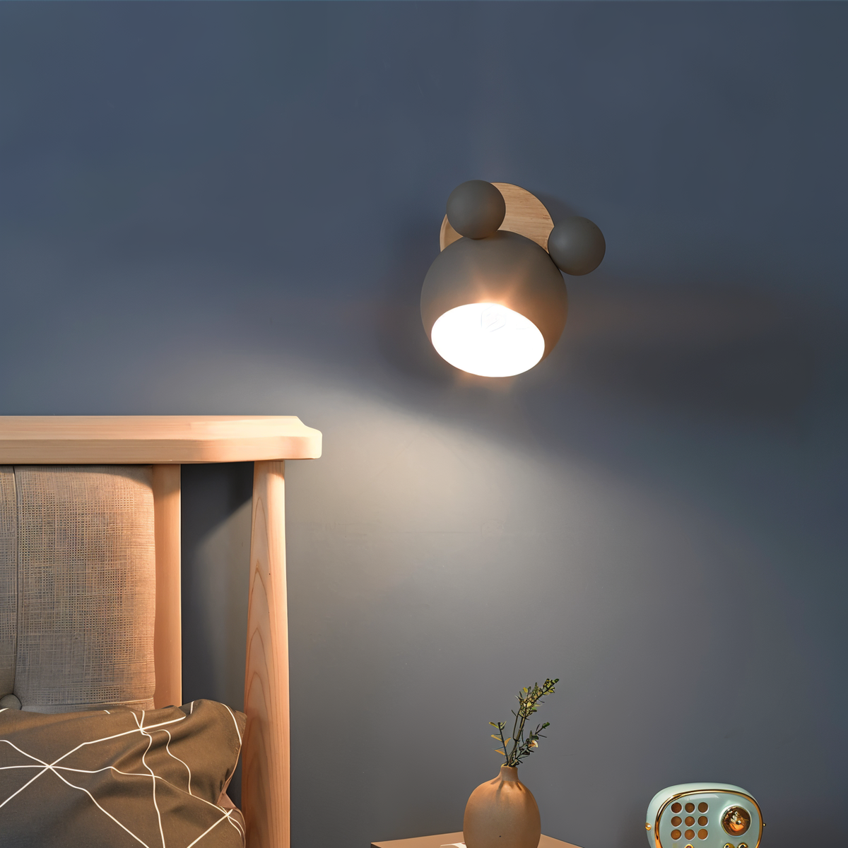 Novelty Wall Lamp – Modern Kids Room Sconce