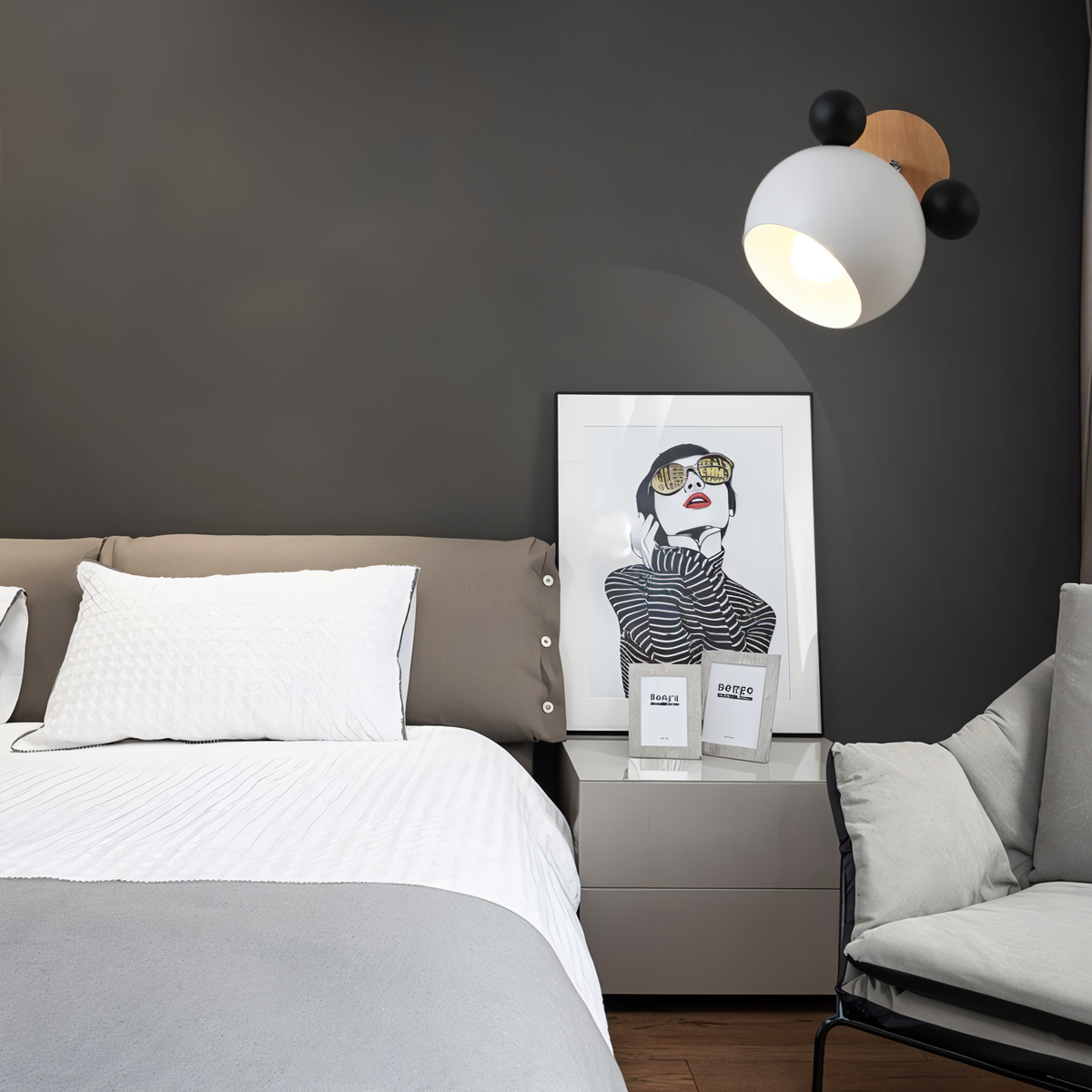Novelty Wall Lamp – Modern Kids Room Sconce