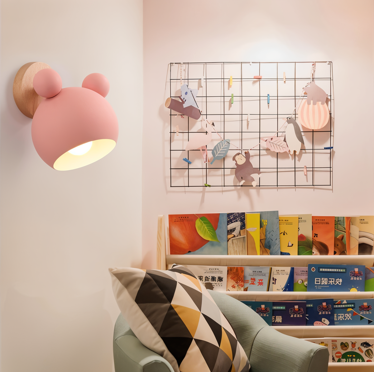 Novelty Wall Lamp – Modern Kids Room Sconce
