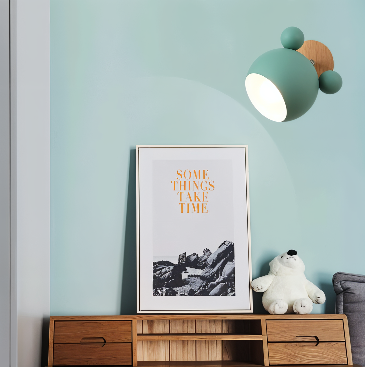 Novelty Wall Lamp – Modern Kids Room Sconce