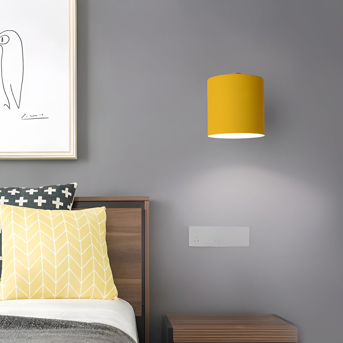 Adjustable Wall Lamp – Pastel Scandinavian Sconce