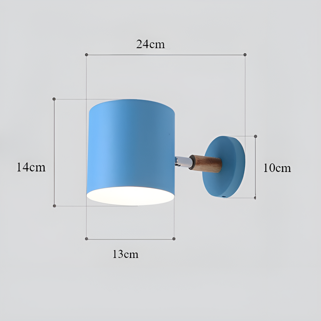 Adjustable Wall Lamp – Pastel Scandinavian Sconce