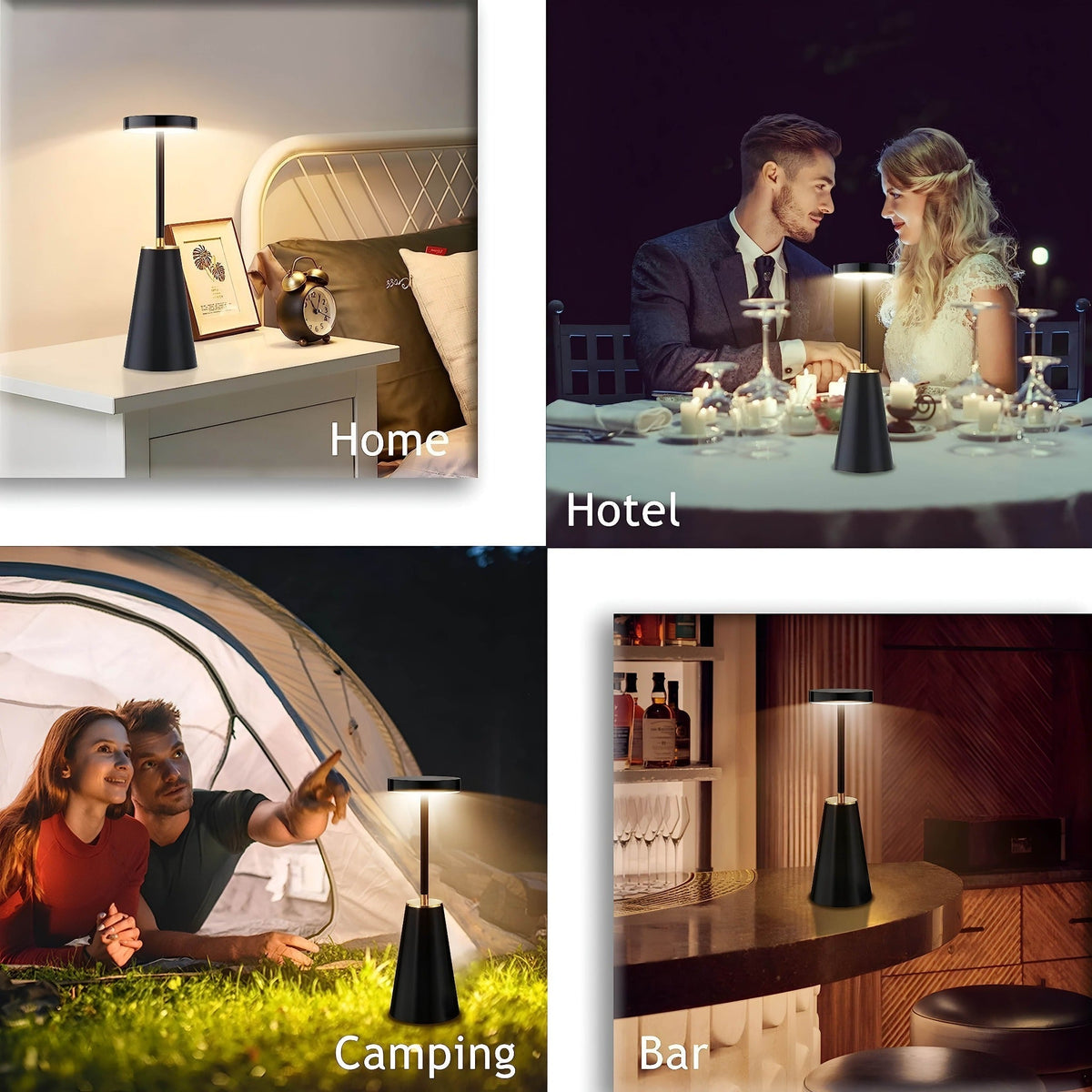 Wireless Table Lamp – Rechargeable Cordless LED