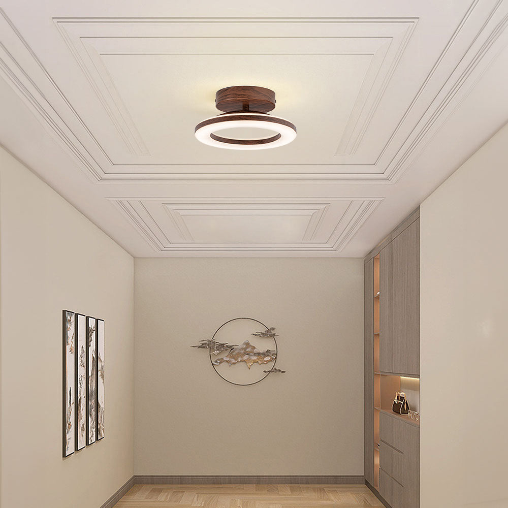 LED Ceiling Light – Round Acrylic Flush Mount for Hallways