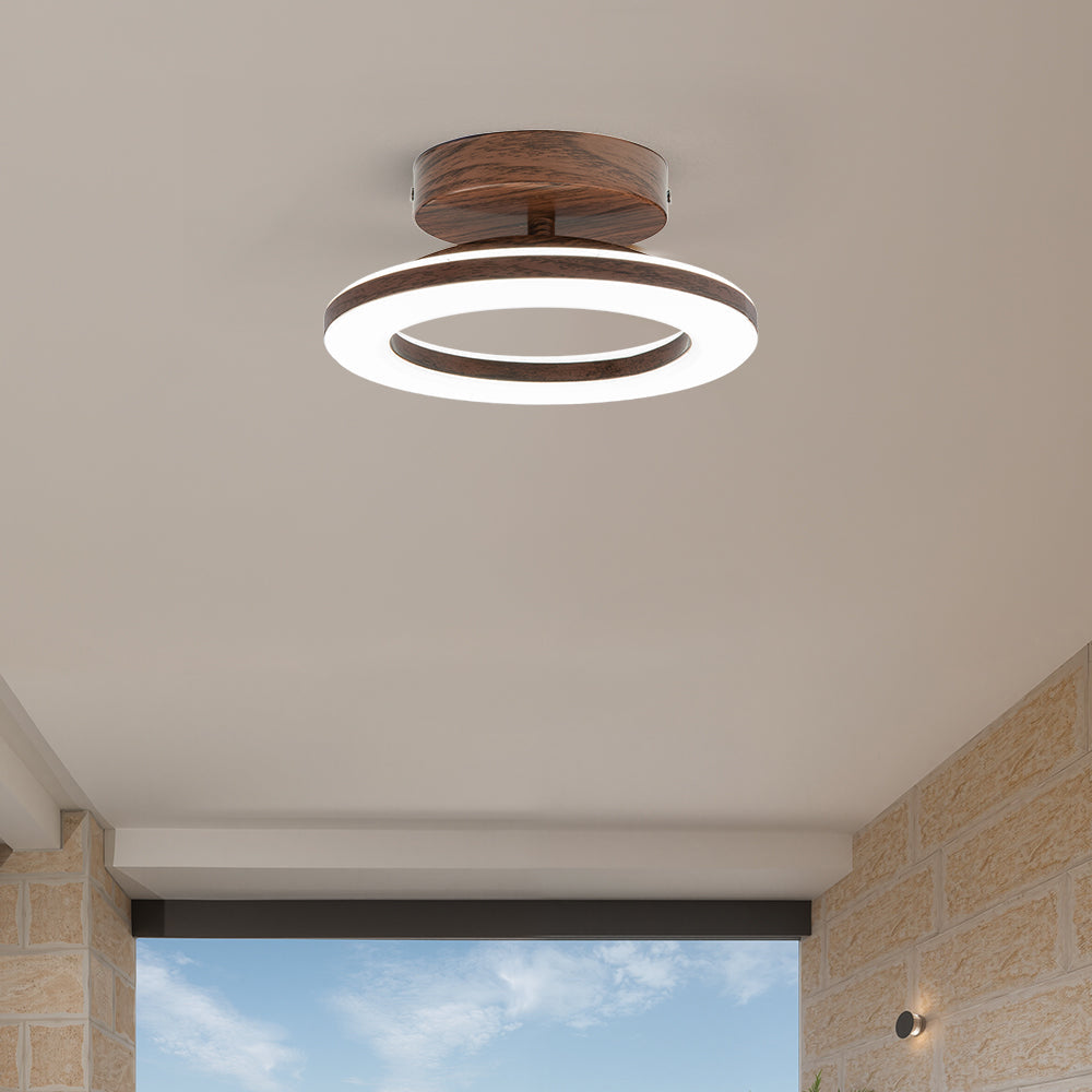 LED Ceiling Light – Round Acrylic Flush Mount for Hallways