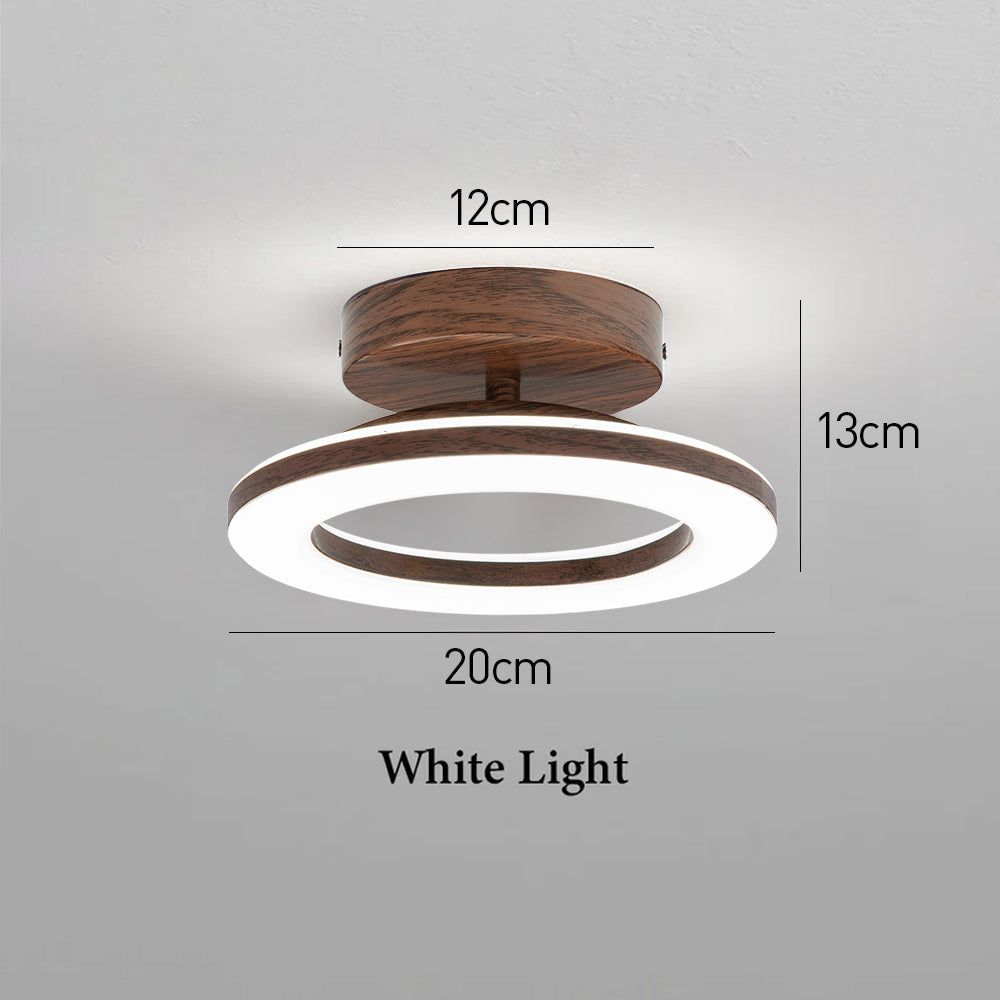 LED Ceiling Light – Round Acrylic Flush Mount for Hallways