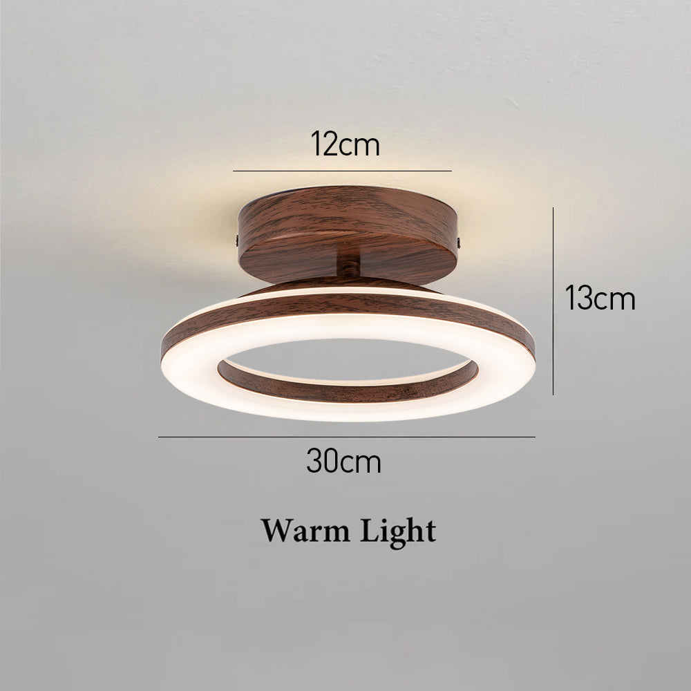 LED Ceiling Light – Round Acrylic Flush Mount for Hallways