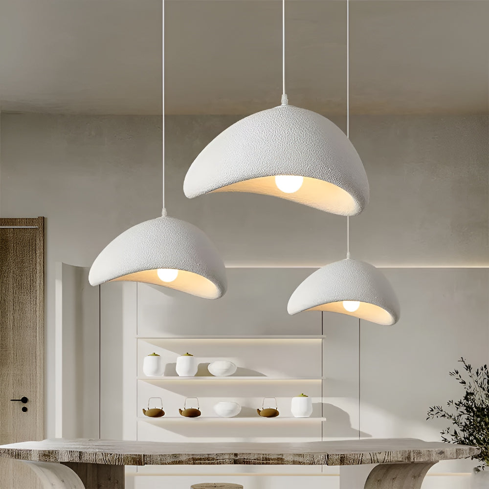 LED Chandelier – Nordic Wood & Glass Pendant Light