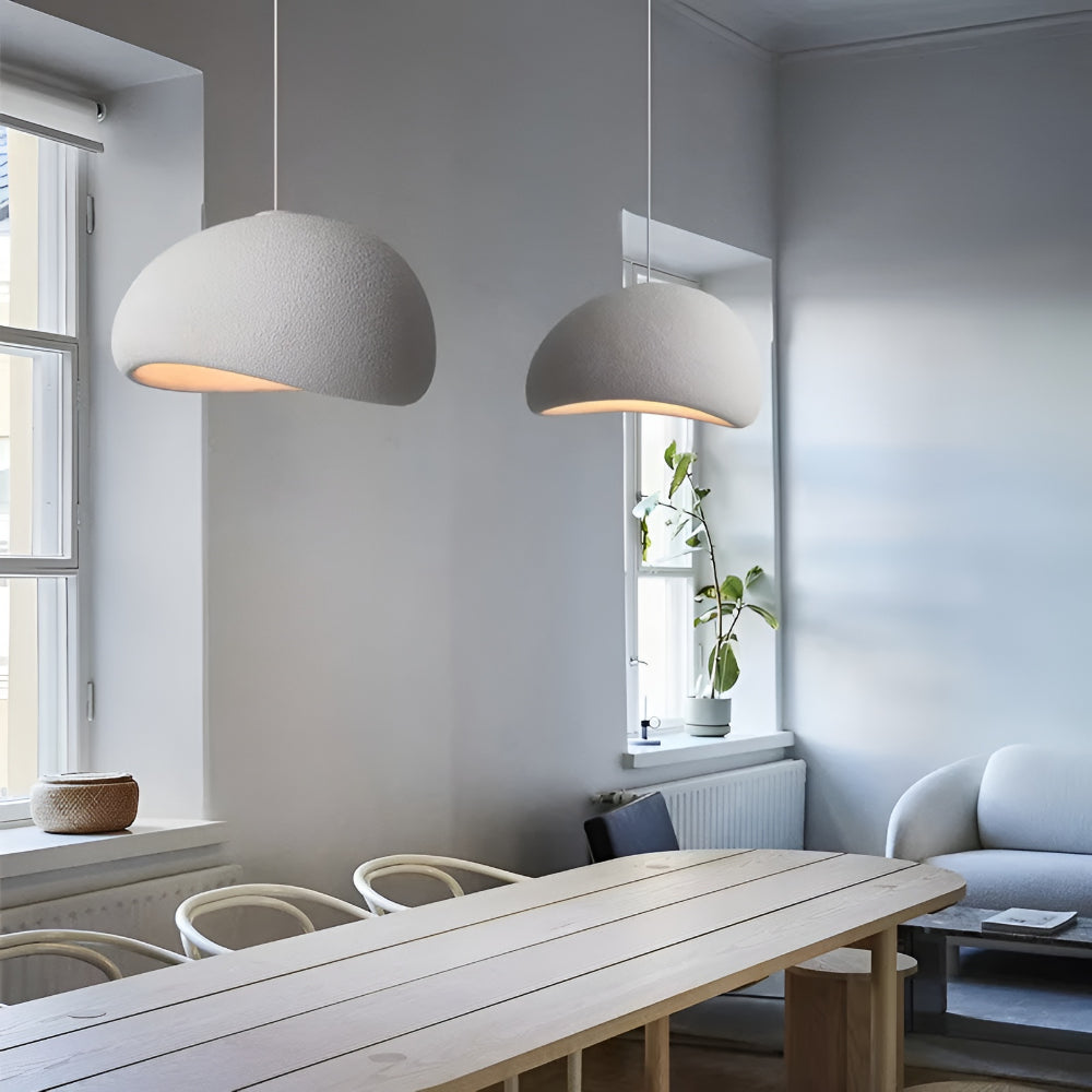 LED Chandelier – Nordic Wood & Glass Pendant Light