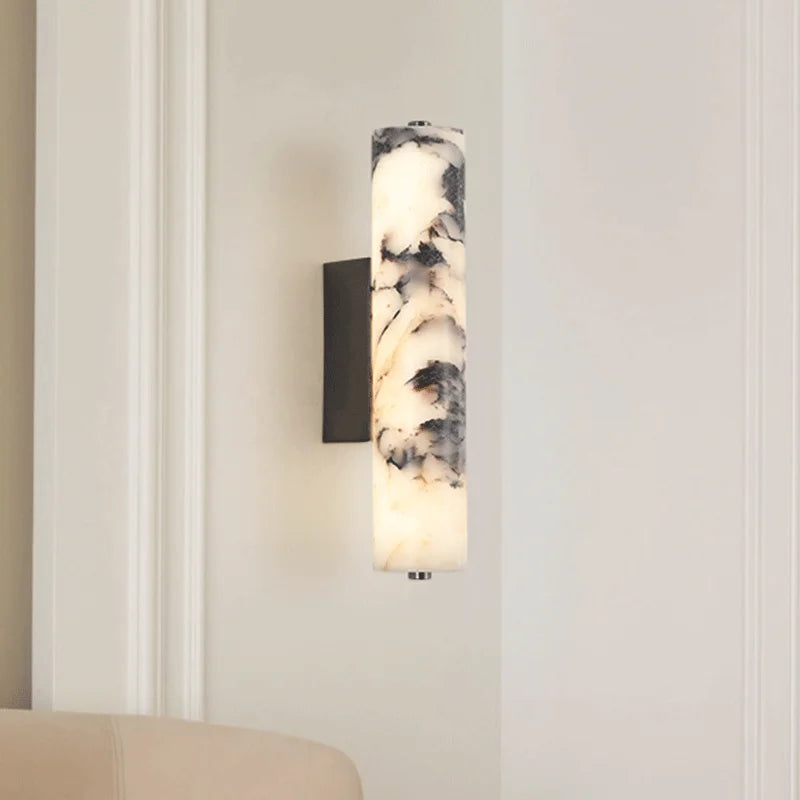 Marble Wall Lamp – Italian Natural Stone LED Sconce