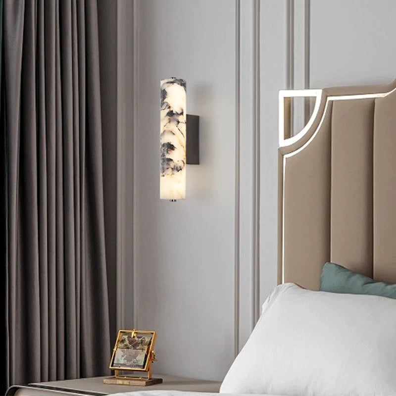 Marble Wall Lamp – Italian Natural Stone LED Sconce