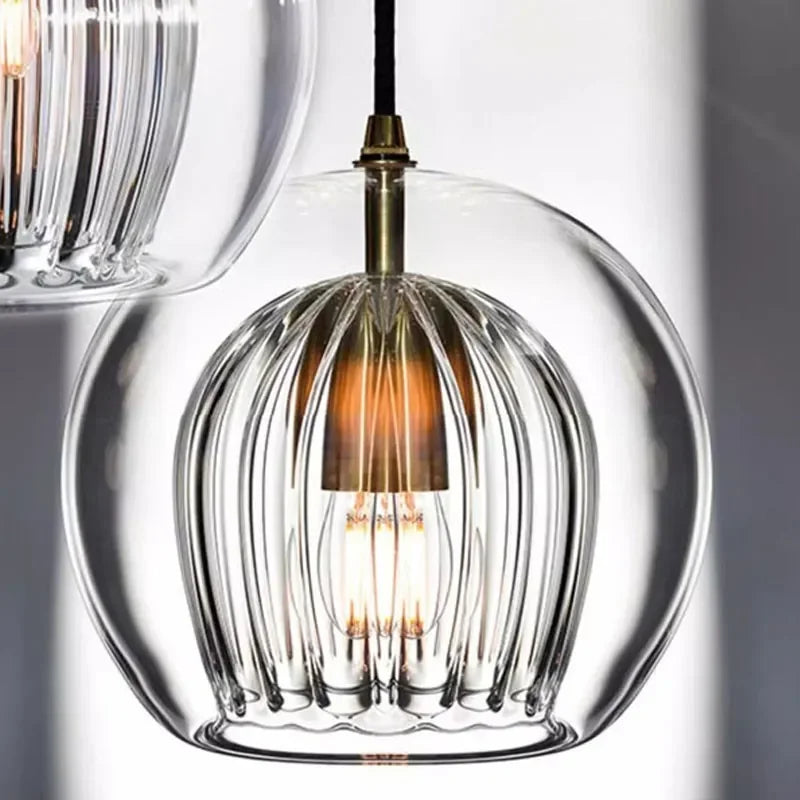 Glass Pendant Light – Modern Ambient Hanging Lamp