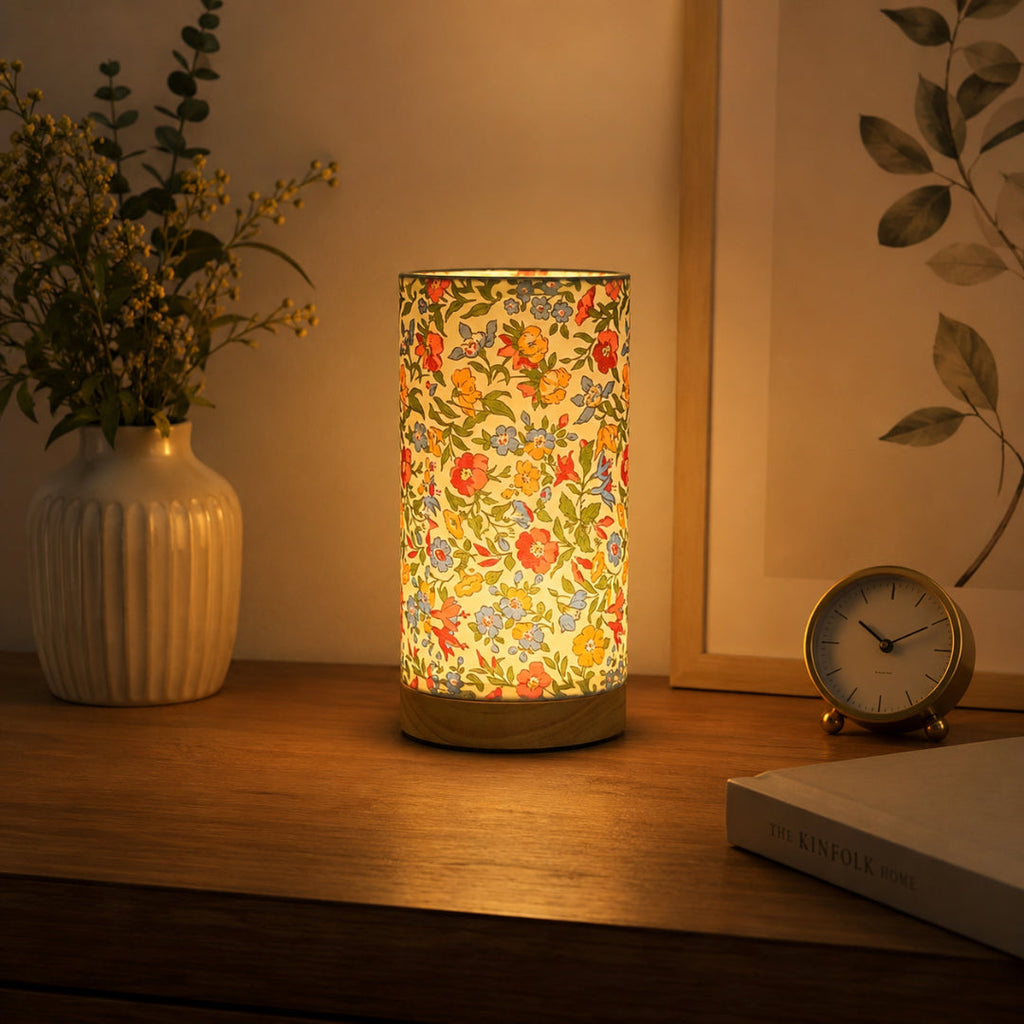 Wooden Table Lamp – USB Powered Bedside Light