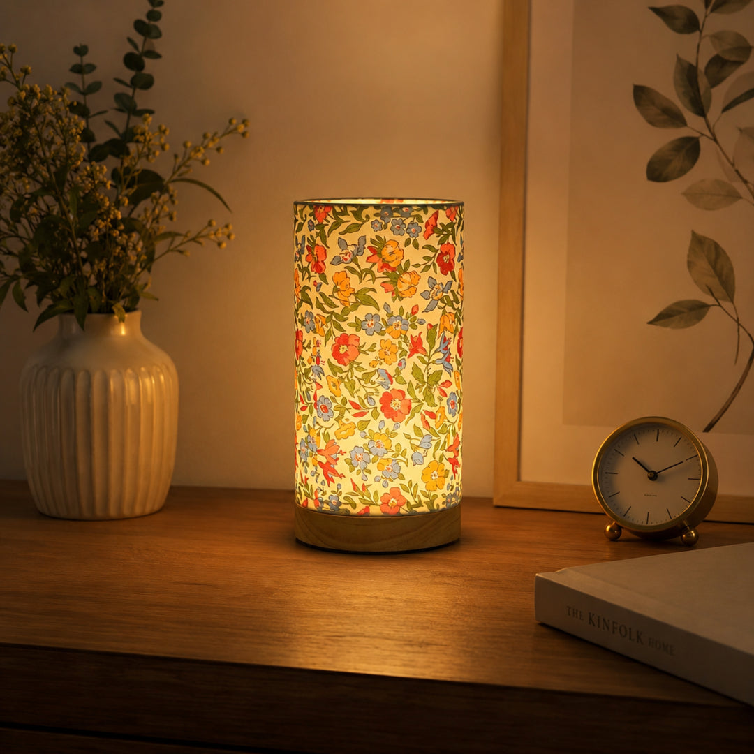 Wooden Table Lamp – USB Powered Bedside Light