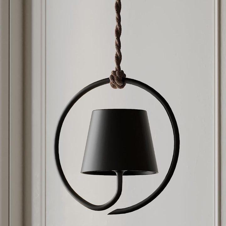 Rechargeable Pendant Light – Cordless Minimalist Hanging Lamp