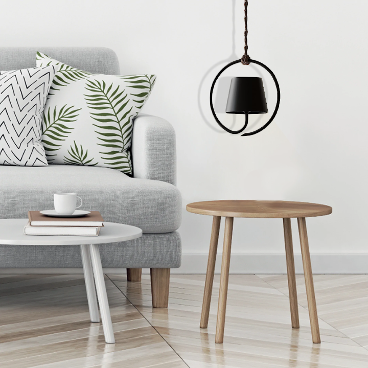 Rechargeable Pendant Light – Cordless Minimalist Hanging Lamp
