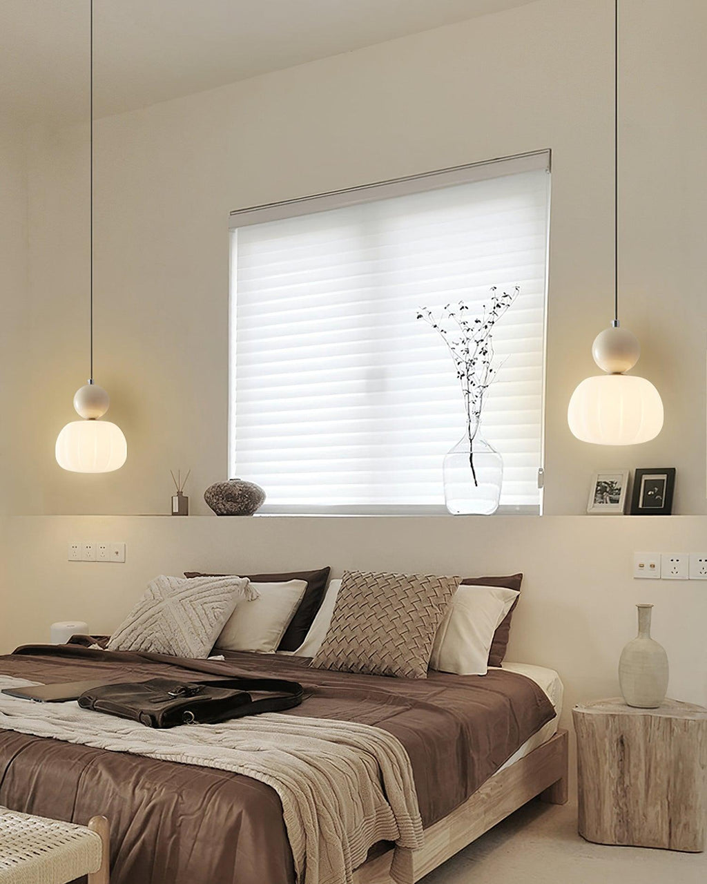 Acrylic Pendant Lamp – Organic Round Hanging Light