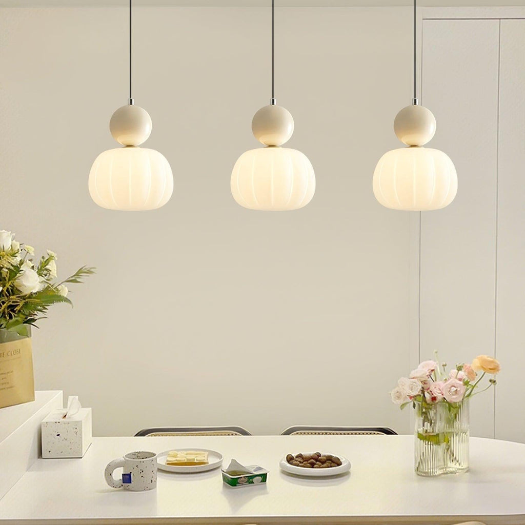 Acrylic Pendant Lamp – Organic Round Hanging Light