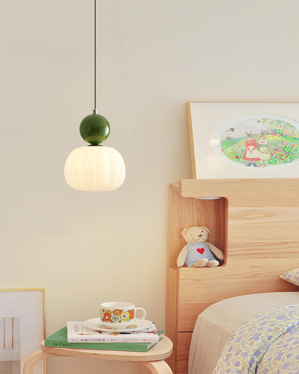 Acrylic Pendant Lamp – Organic Round Hanging Light