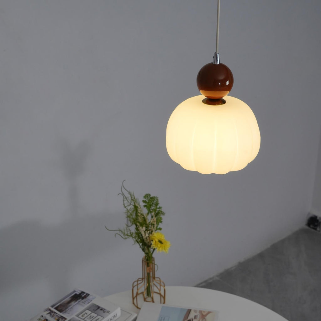 Acrylic Pendant Lamp – Organic Round Hanging Light