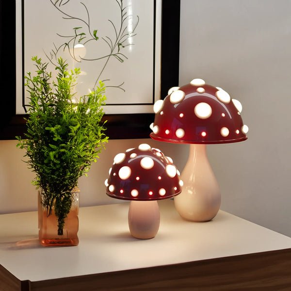 Mushroom Table Lamp – LED Amanita Accent Light