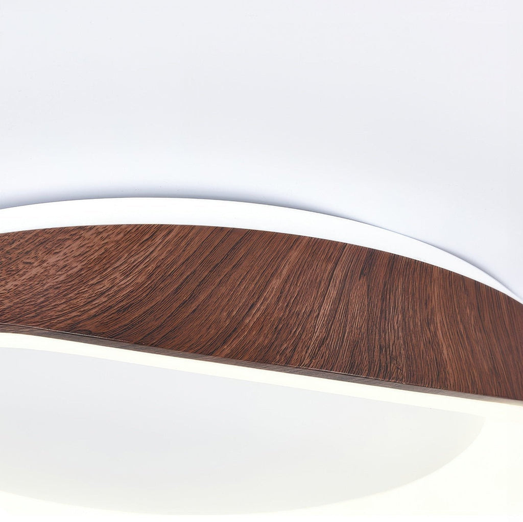 Wood Grain Ceiling Light – Nordic Flush Mount