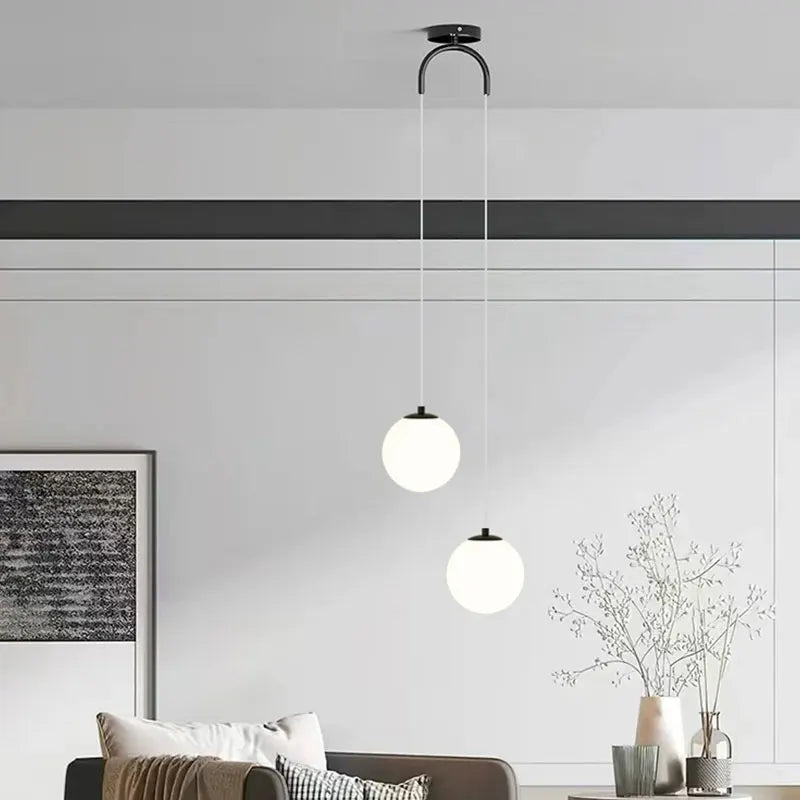 Glass Globe Pendant Light – Nordic Hanging Lamp