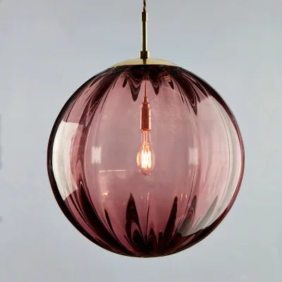 Glass Ball Pendant Light – Nordic Hanging Lamp