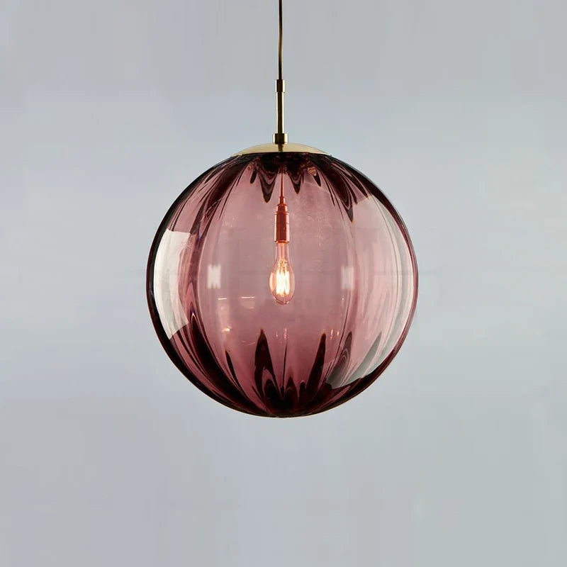Glass Ball Pendant Light – Nordic Hanging Lamp