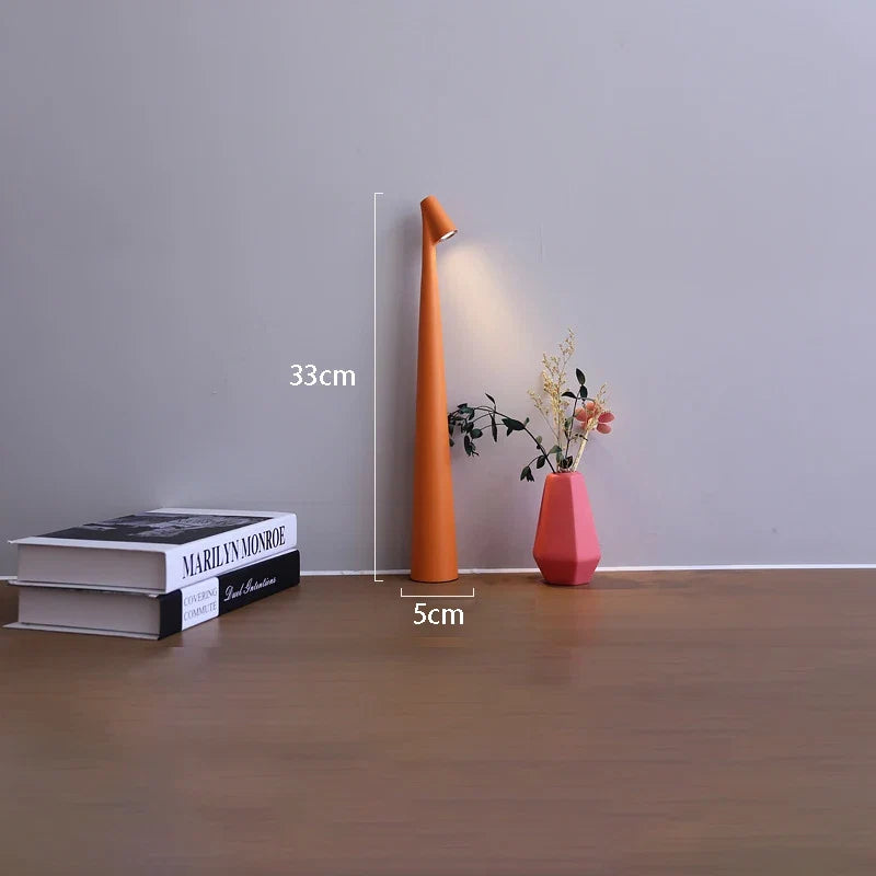 LED Table Lamp – Rechargeable Touch Dimmable Bedside Light