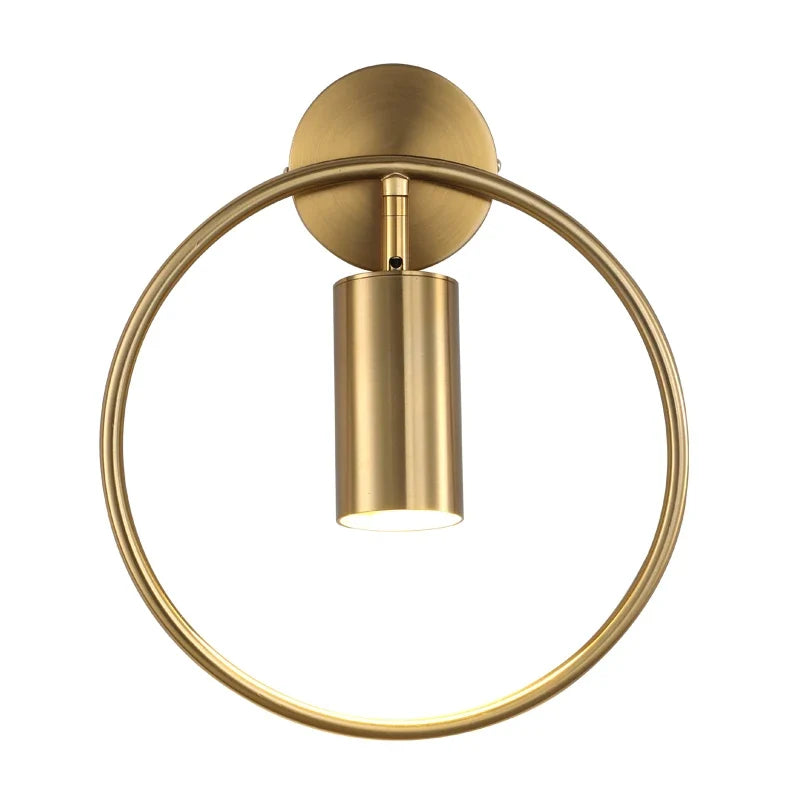 Halo Wall Light – Gold Ring Nordic Sconce
