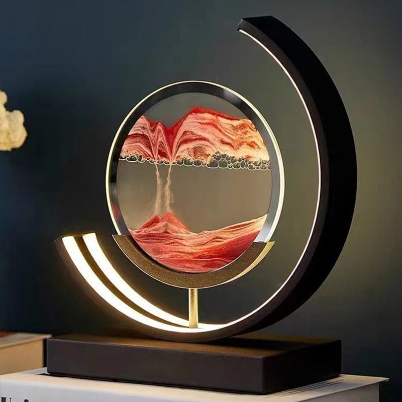 Quicksand LED Table Lamp – Moving Sand Mood Light