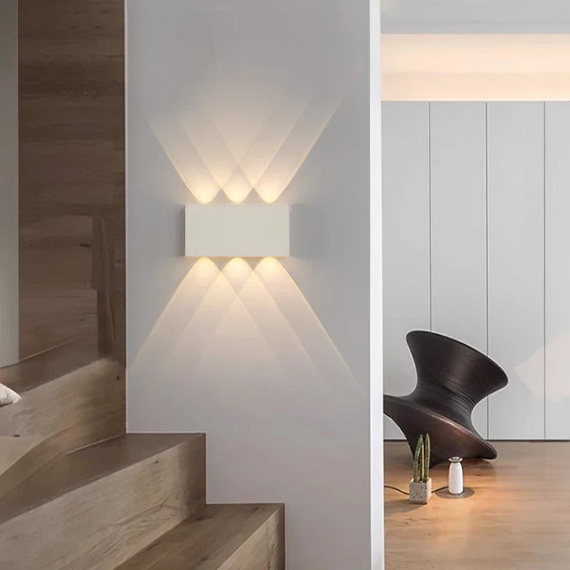 Rechargeable Wall Lamp – Wood-Grain Cordless Sconce