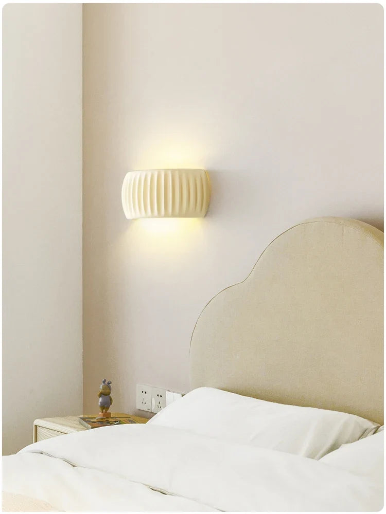 Resin Wall Lamp – Textured French Sconce
