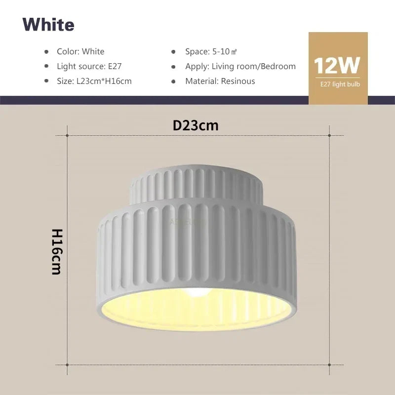 Ripple Ceiling Light – Sculptural Flush Mount