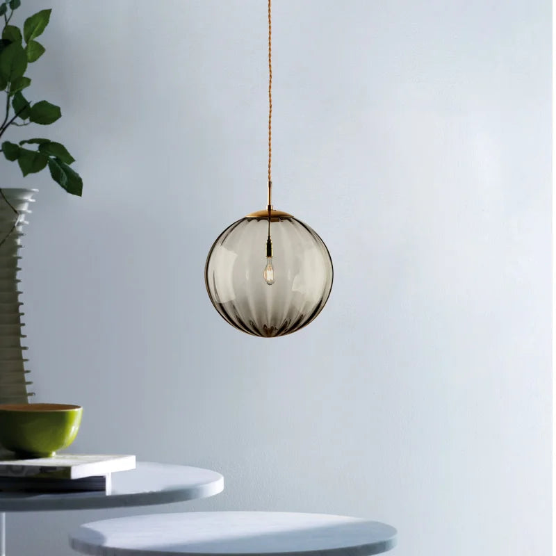 Glass Ball Pendant Light – Nordic Hanging Lamp