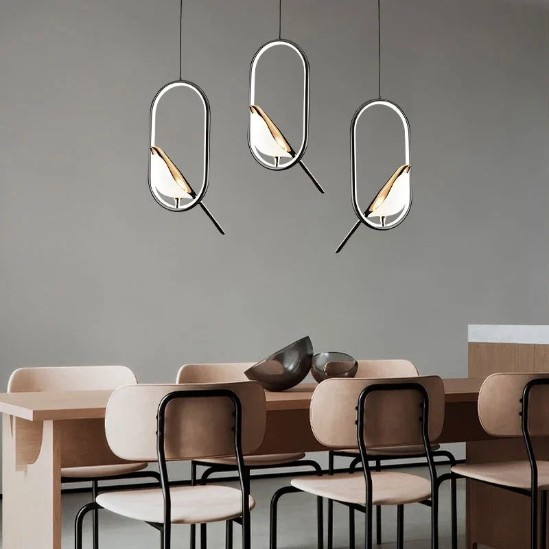 Bird Pendant Light – Nordic LED Hanging Lamp