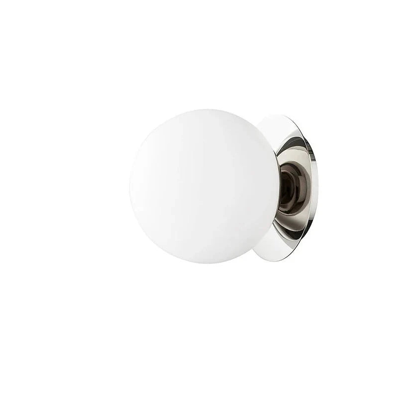 Globe Glass Wall Lamp – Bathroom & Bedroom Sconce