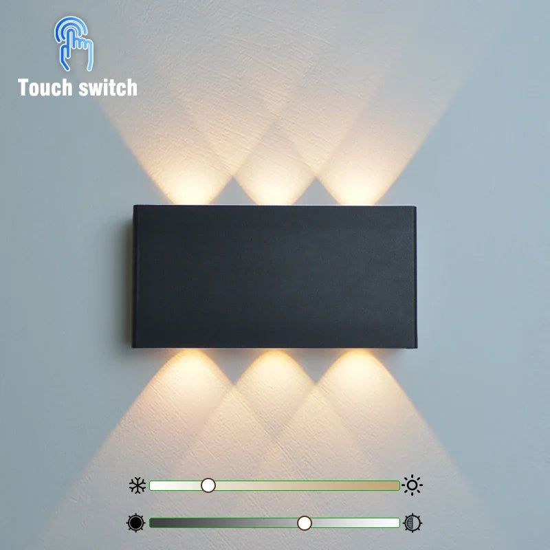 Rechargeable Wall Lamp – Wood-Grain Cordless Sconce